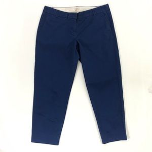J. Crew Factory blue Skimmer cropped pants